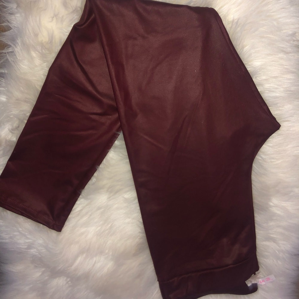Leather tights